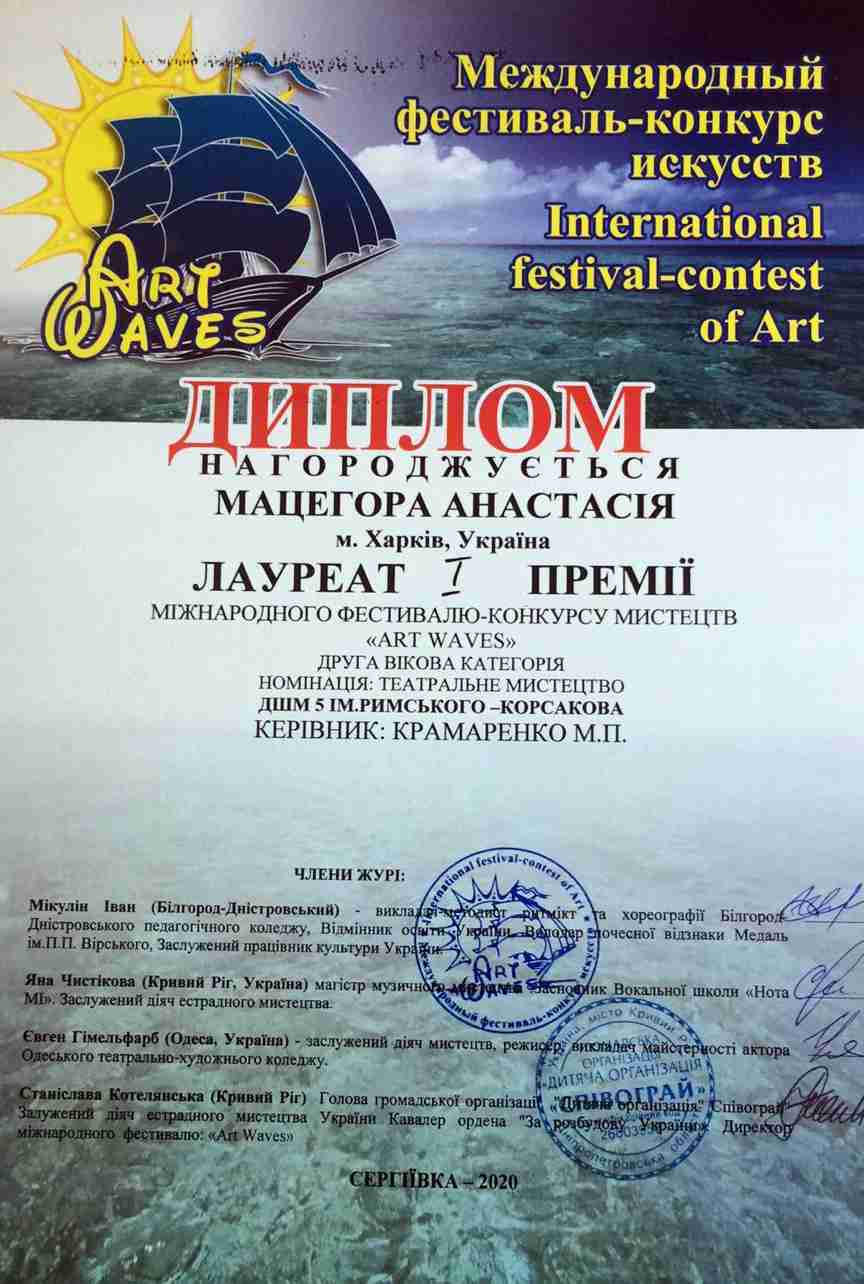 ДМШ №5 Лауреат 5